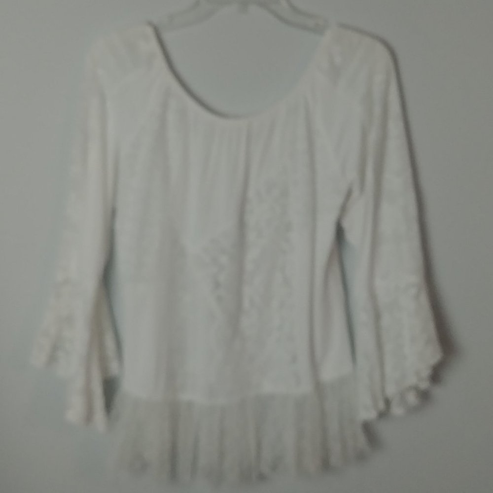 Altered State Ruffle Lace Blouse - Picture 2 of 6